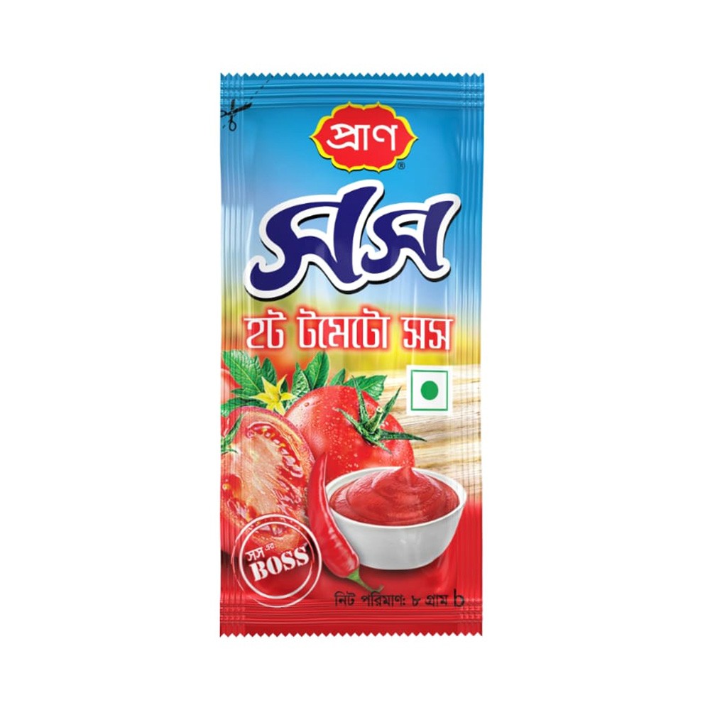 Pran Hot Tomato Sauce Mini-8g 10pcs