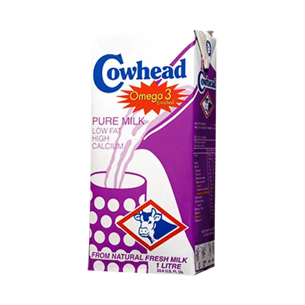 Cowhead UHT Pure Milk Omega 3-1ltr