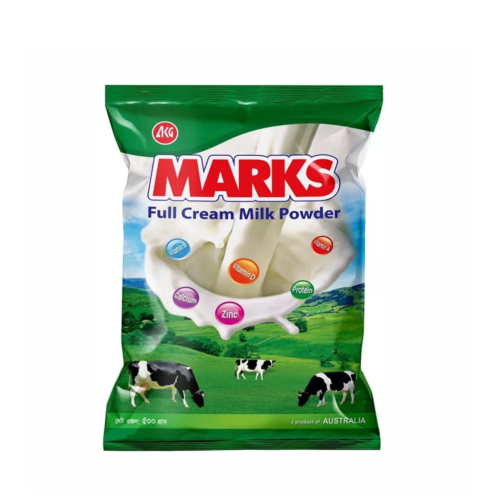 Marks Full Cream Milk Powder Poly-500g