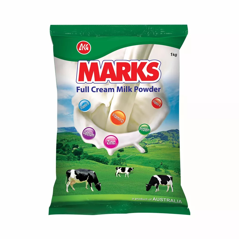 Marks Full Cream Milk Powder Poly-1kg