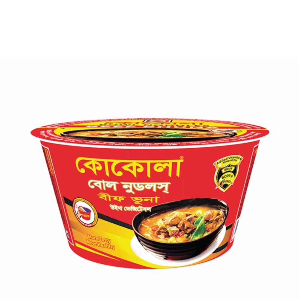 Cocola Bowl Noodles Beef Bhuna With Vegetable-60g